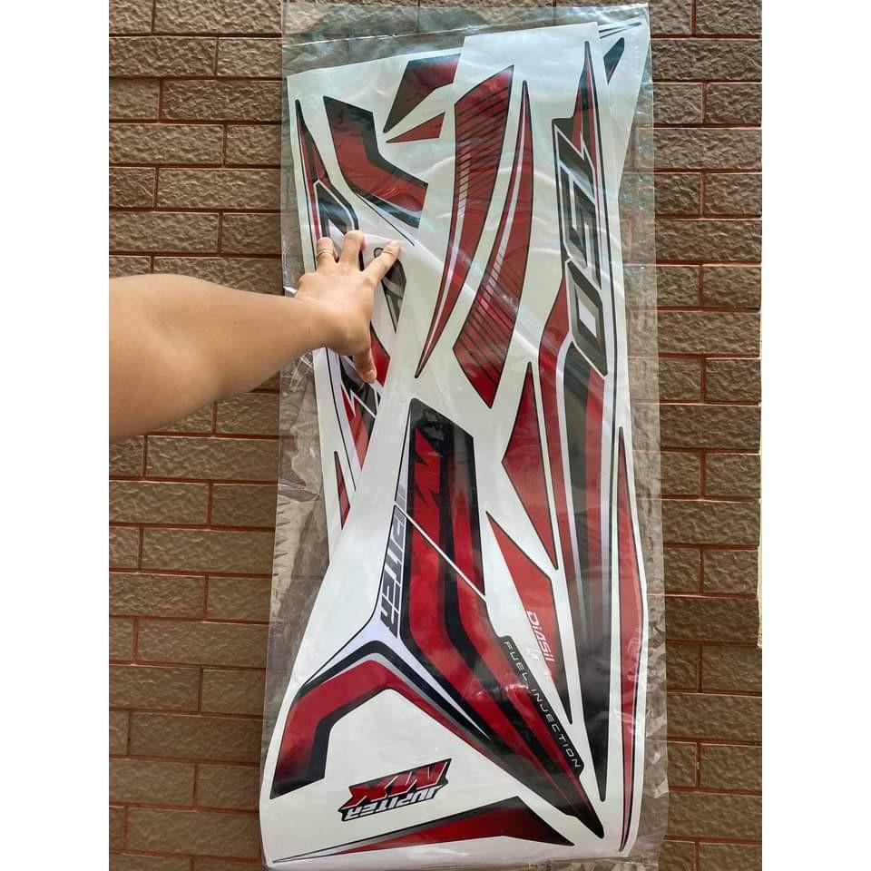 Tem rời Uv Thái Exciter 150 đỏ đen