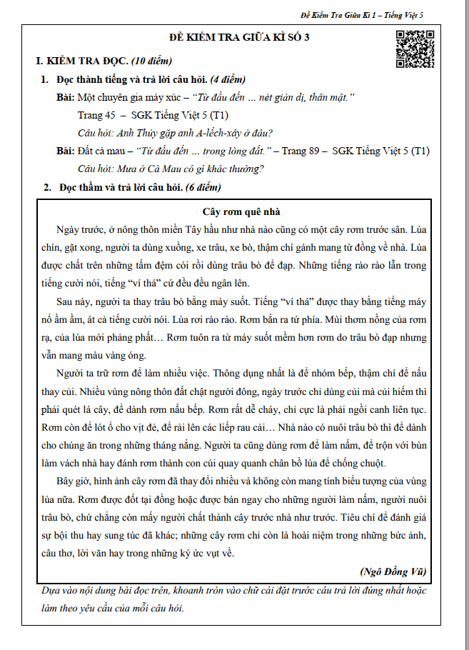 Trọn Bộ Bài Tập Tuần, Đề Kiểm Tra Toán và Tiếng Việt Lớp 5 - Cả năm học (8 quyển)