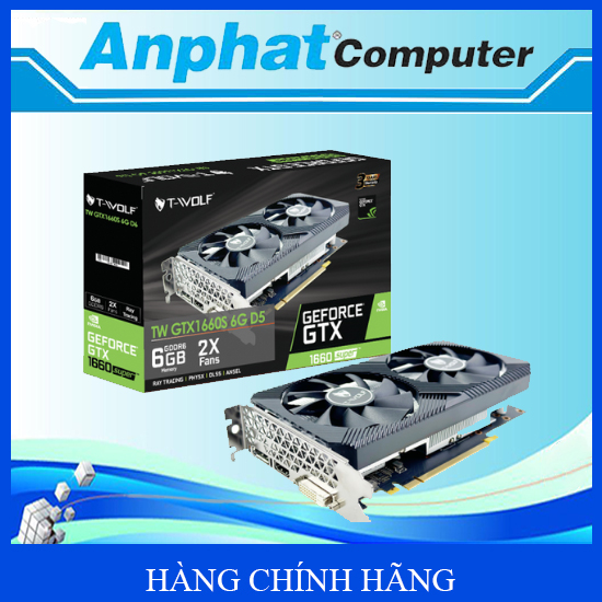 Card Màn Hình  VGA T-WOLF TW-GTX1660S 6G D6 – Hàng Chính Hãng