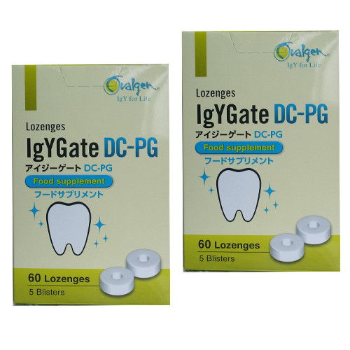 2 hộp IgYGate DC - PG - JaPan giúp giảm nguy cơ sâu răg - viêm lợi