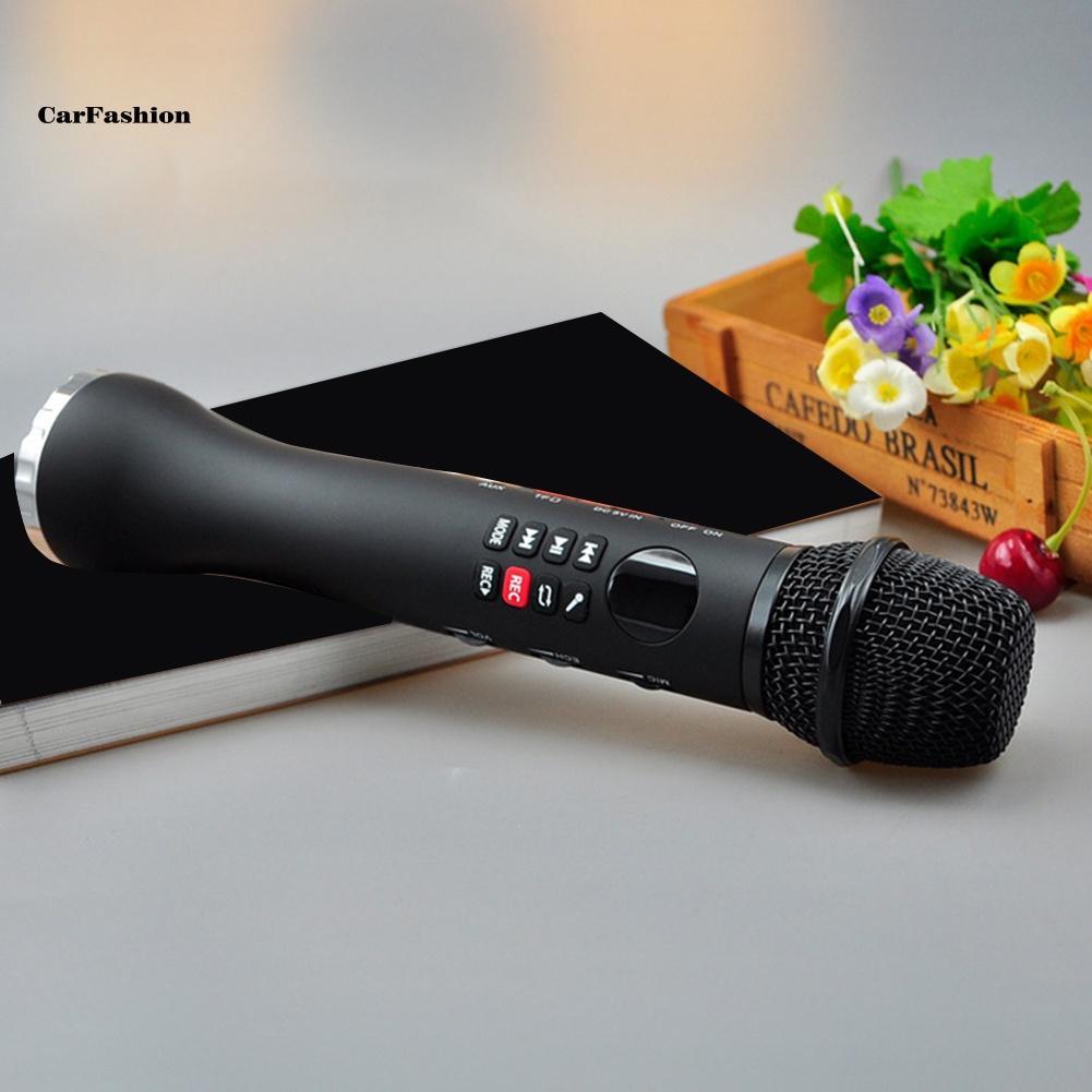 Micro hát karaoke cầm tay không dây kết nối Bluetooth 3 trong 1