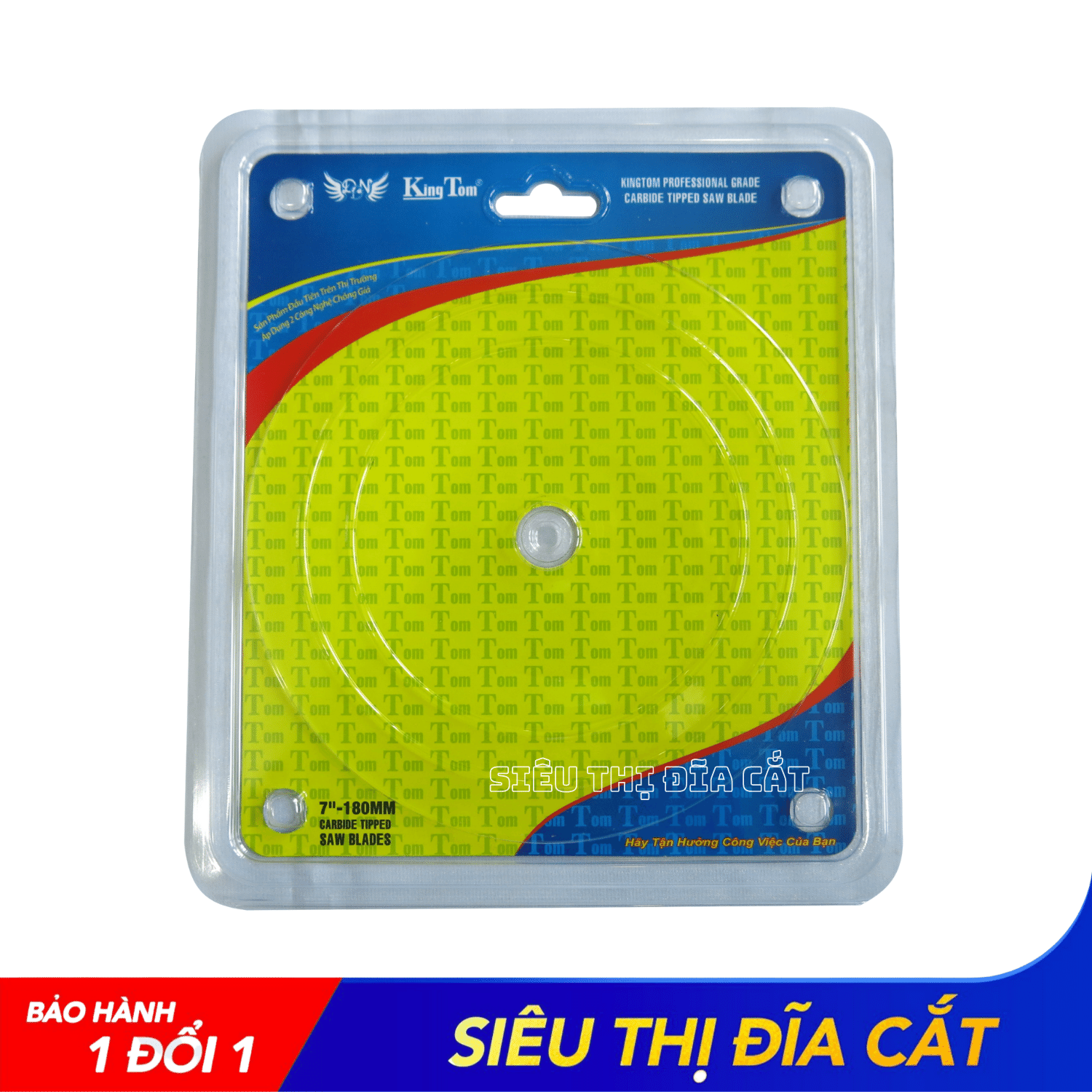 LƯỠI CƯA - LƯỠI CẮT GỖ 180-60 RĂNG KINGTOM VÀNG – CHẤT LƯỢNG VÔ ĐỊCH PHÂN KHÚC GIÁ RẺ!