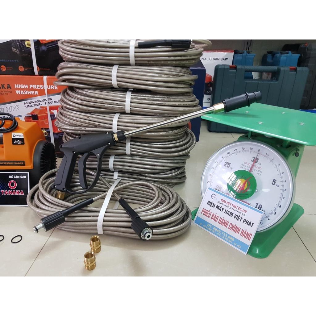 Bộ 15M DÂY MÁY RỬA XE và súng xịt