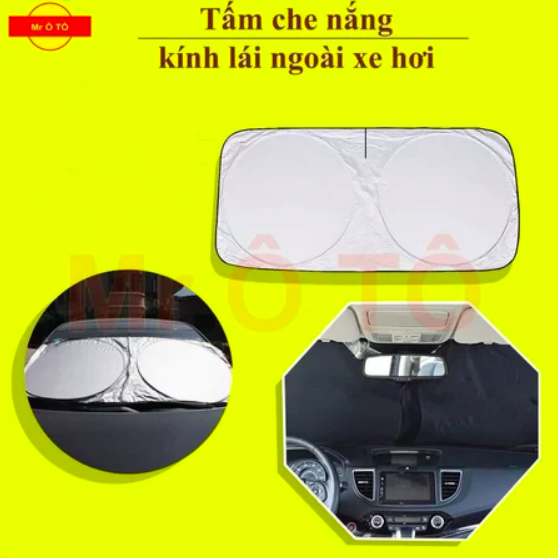 Tấm Chắn Nắng Kính Lái Ô TÔ Loại 1 MR ÔTÔ 3 Lớp Chống Nóng Bảo Vệ Nội Thất Xe Hơi, Dễ Lắp Đặt Và Cất Gọn BCKL001 4.9