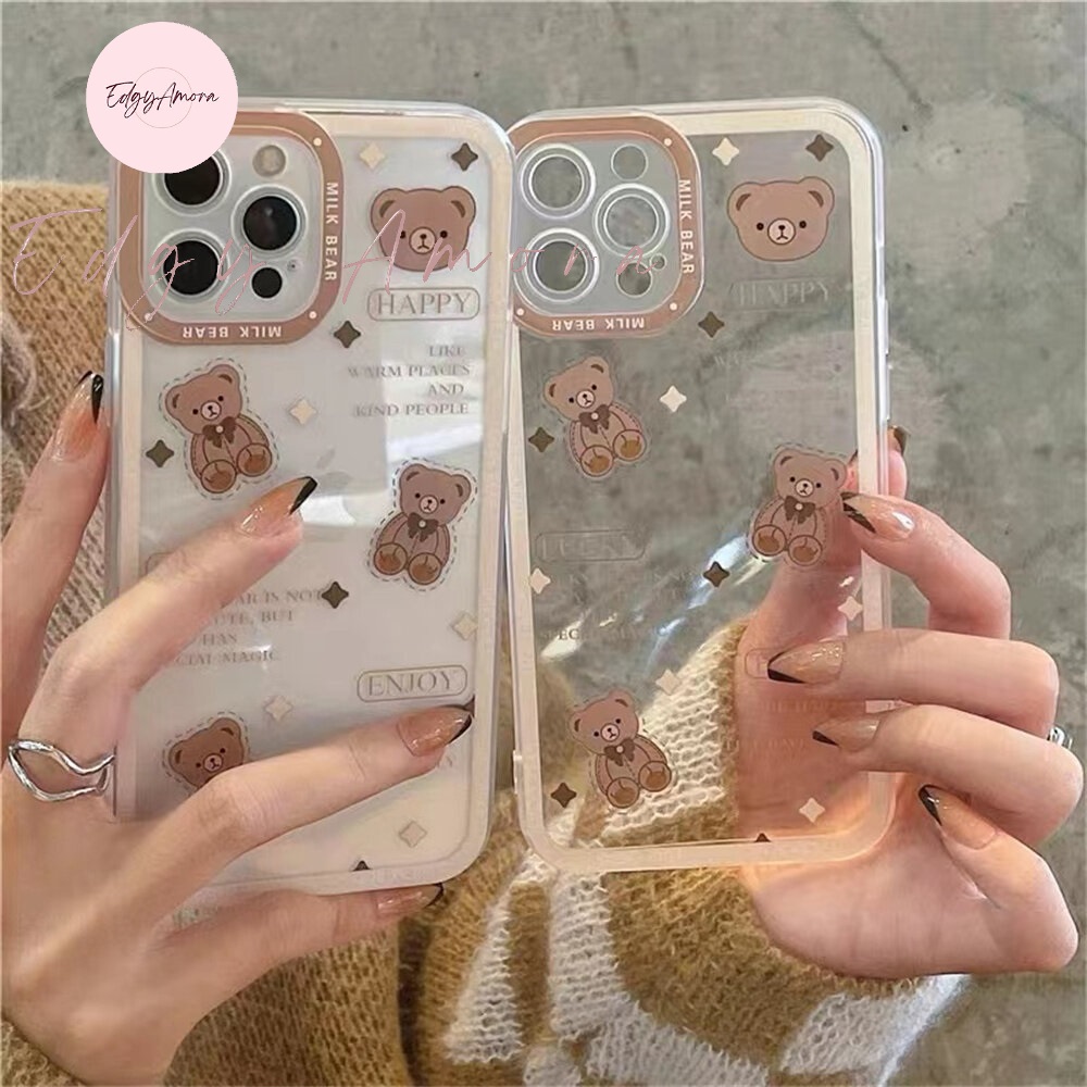 Ốp lưng Iphone chống sốc in hình gấu dành cho Iphone 11 / Phone 11 Pro / Iphone 11 Pro Max / Iphone 12 / Iphone 12 Pro / Iphone 12 Pro Max / Iphone 13 / Iphone 13 Pro / IPhone 13 Pro Max / Iphone 14/ Iphone 14 Pro / Iphone 14 Pro Max