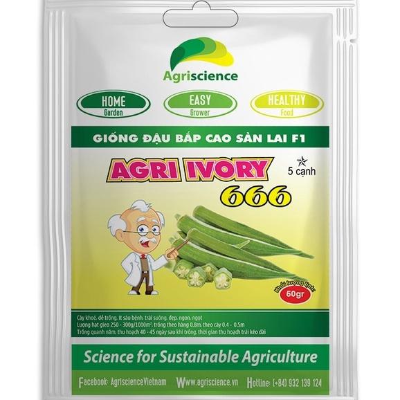Hạt Giống Đậu bắp Ngàvoi 5 cạnh AGRI IVORY 666