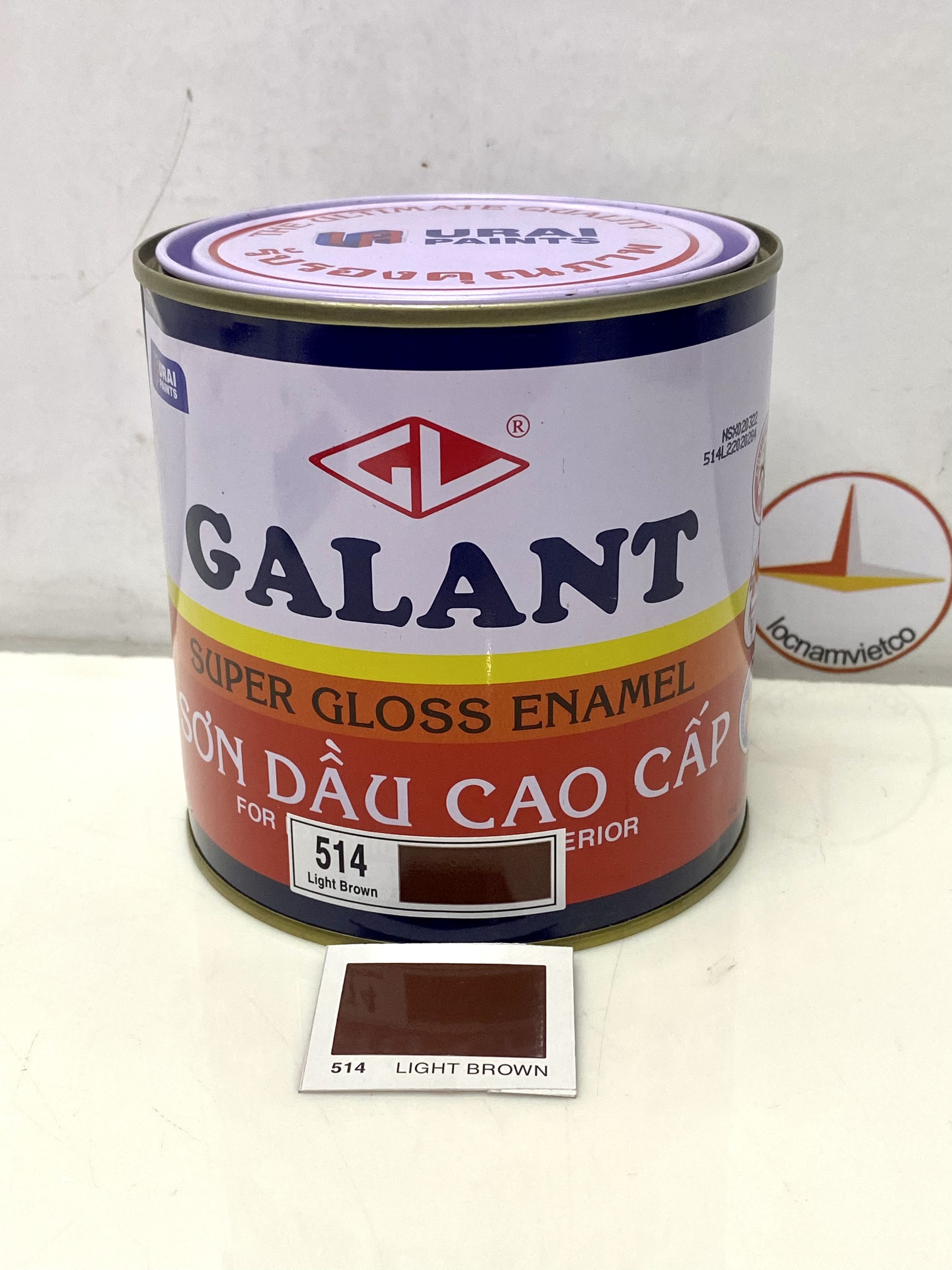 Sơn dầu Galant màu Light Brown 514 _ 0.8L