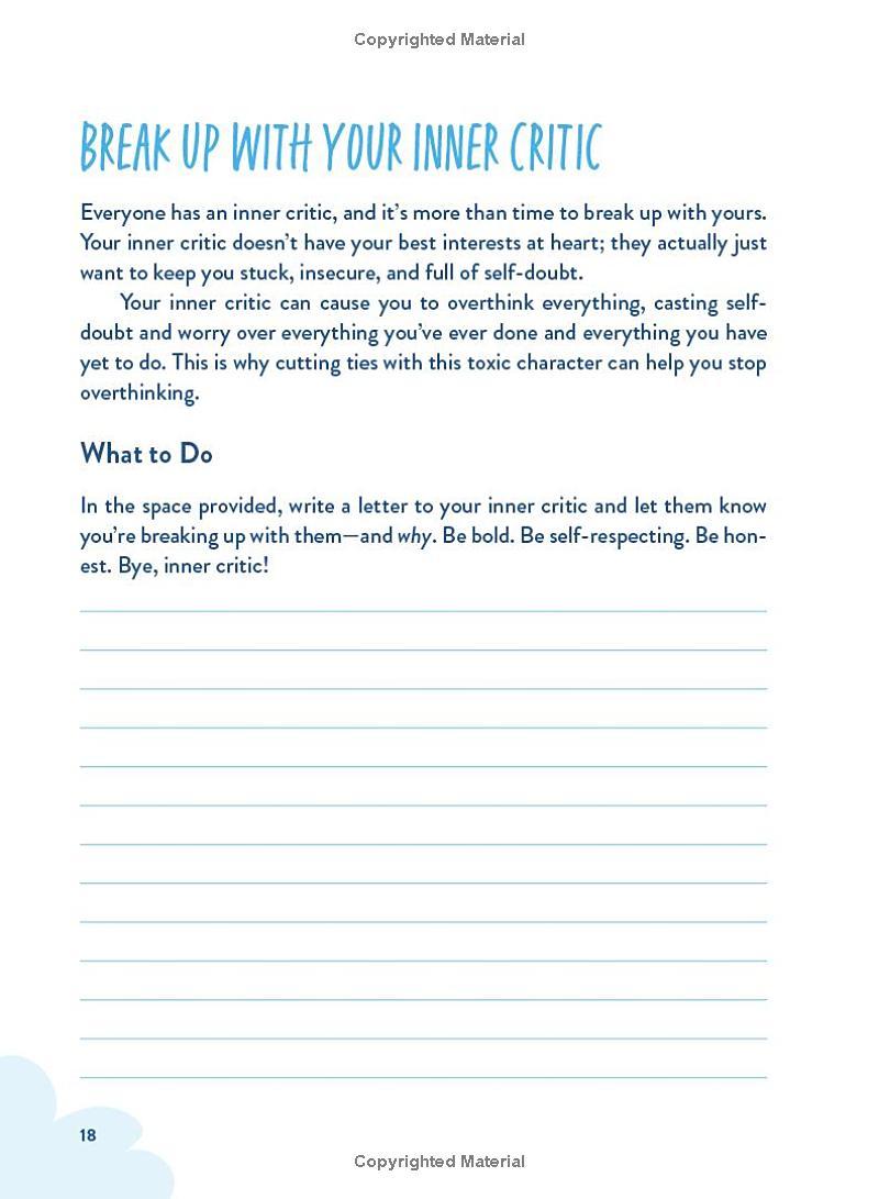 Sách ngoại văn: Stop Overthinking - A Workbook To Calm Your Busy Mind