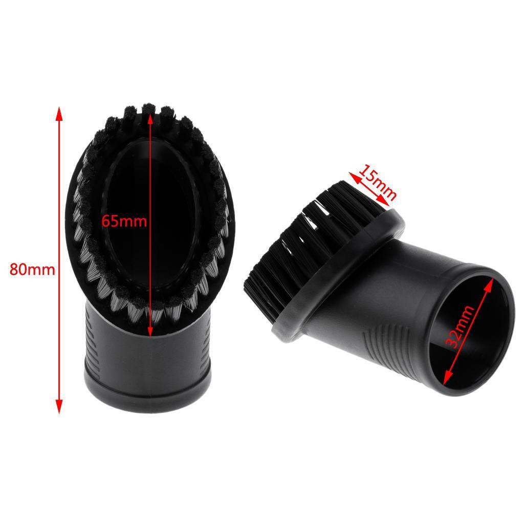 2pcs Vaccum Cleaner Hair Groomer Attachment Brush Vacuum Cleaner Tool 32mm
