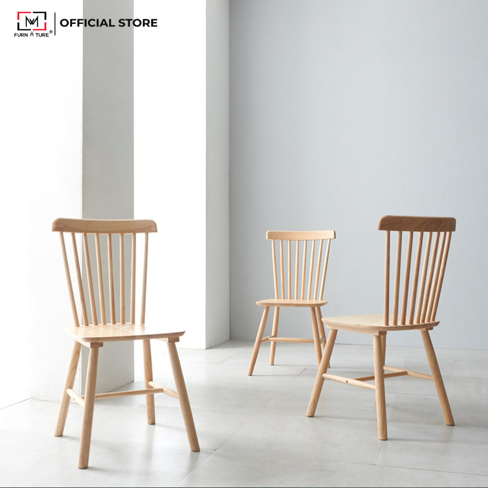 GHẾ GỖ ĐA NĂNG - WINDSOR CHAIR - NATURAL 