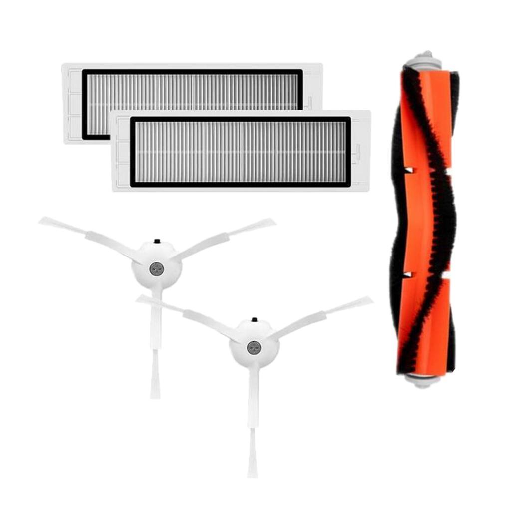 5pc/set Main Brush+HEPA Filter+Side Brush for Mi Robot Vacuum Cleaner