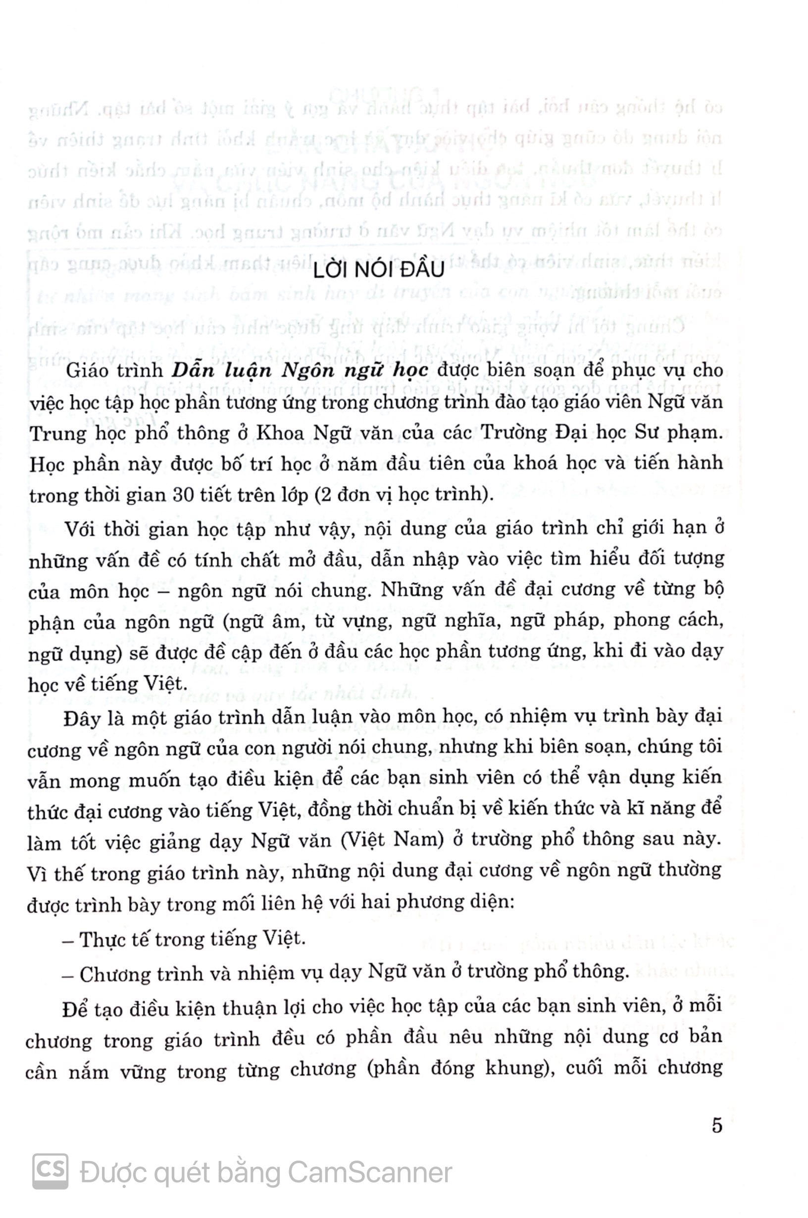 Giáo trình Dẫn luận Ngôn ngữ học