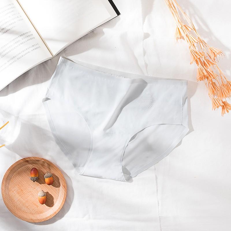 Quần Lót Nữ Băng Lụa Không Hằn Không Đường May Kháng Khuẩn Thoáng Khí P395