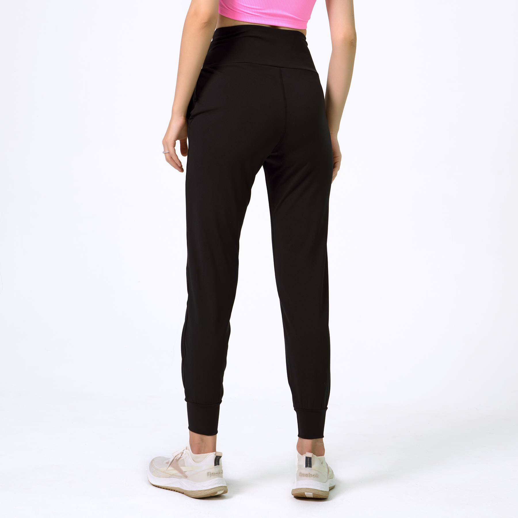 Quần Jogger tập Yoga Gym Hibi Sports QD314 Kiểu Jogger thắt dây có túi , Lưng Cao Tôn Dáng