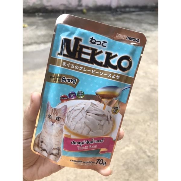 Patê Nekko Gravy gói 70g (dạng sốt