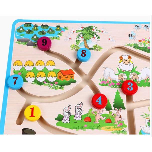 Bảng 10 Chữ Số Kéo Zic Zac - Đồ Chơi Thông Minh