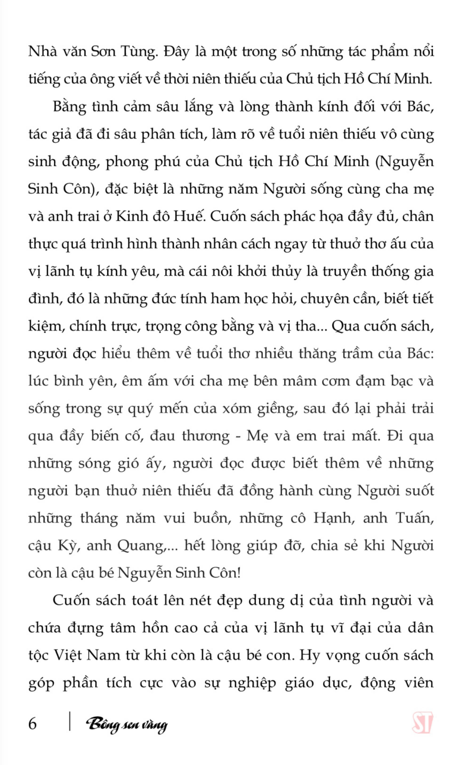 Bông Sen Vàng ( xuất bản lần thứ hai)
