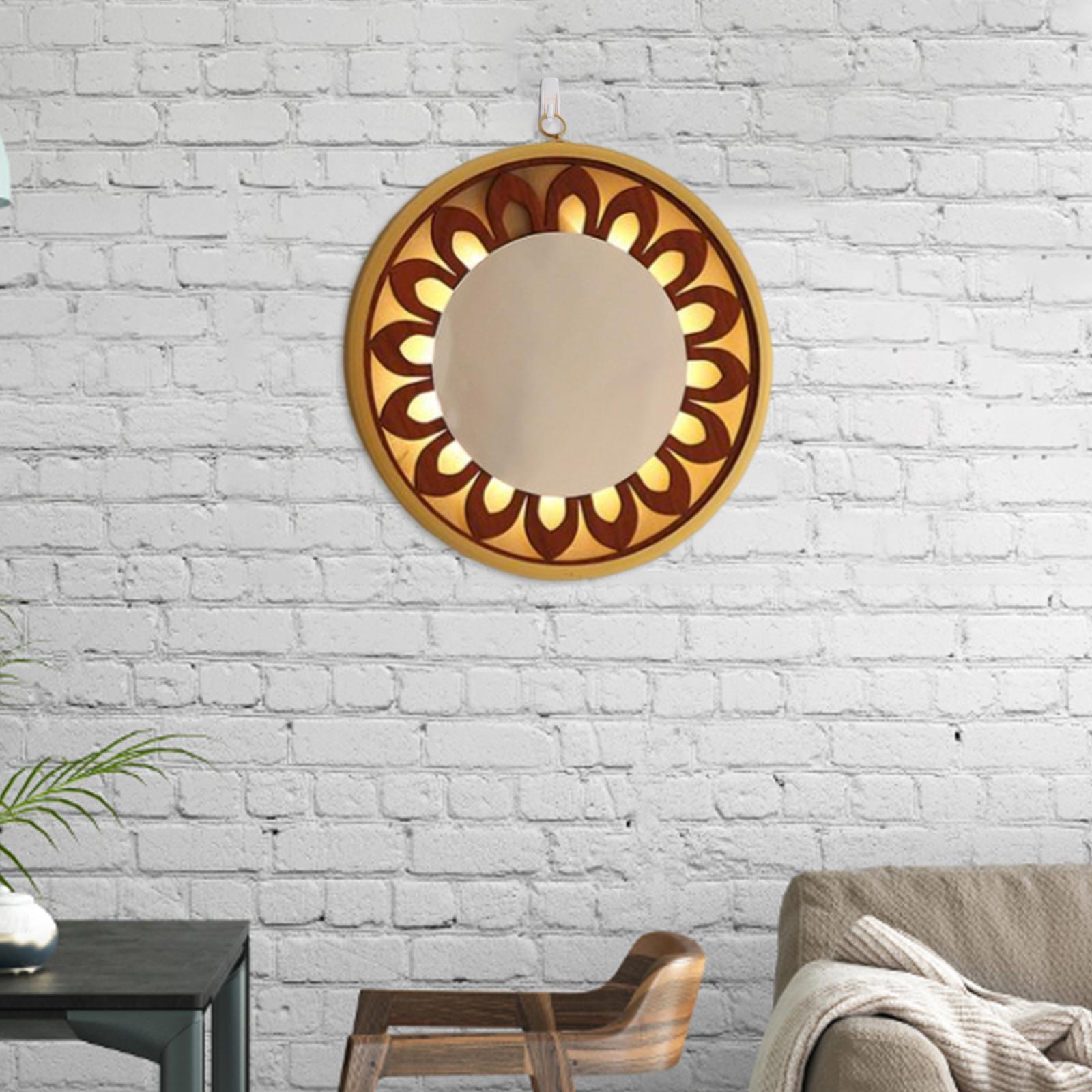 Wall Hanging  Vanity Circle Mirrors for Bedroom Entryway A