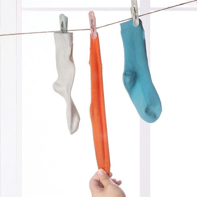 Kẹp Phơi Quần Áo Treo Bằng Nhựa Cứng 3X5cm Đa Dụng