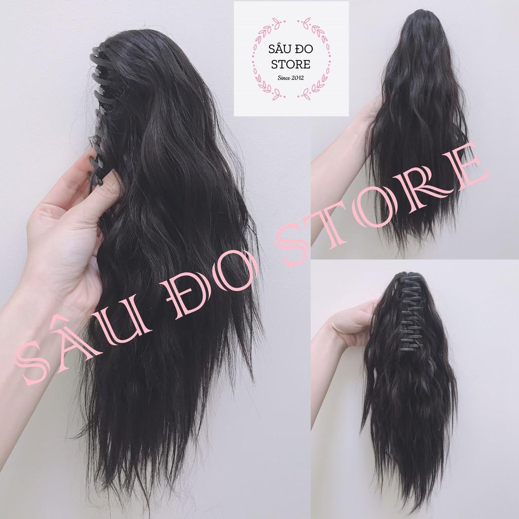 TÓC GIẢ CHO BÉ NGOẠM SÓNG XÙ TẶNG CHUN CỘT TÓC