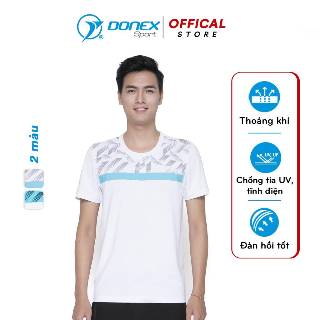 Áo Thể Thao Nam Không Cổ DONEXPRO Form Classic, Chất Liệu Thun Mè Thoáng Mát, Thoát Hơi Nhanh MC-9008