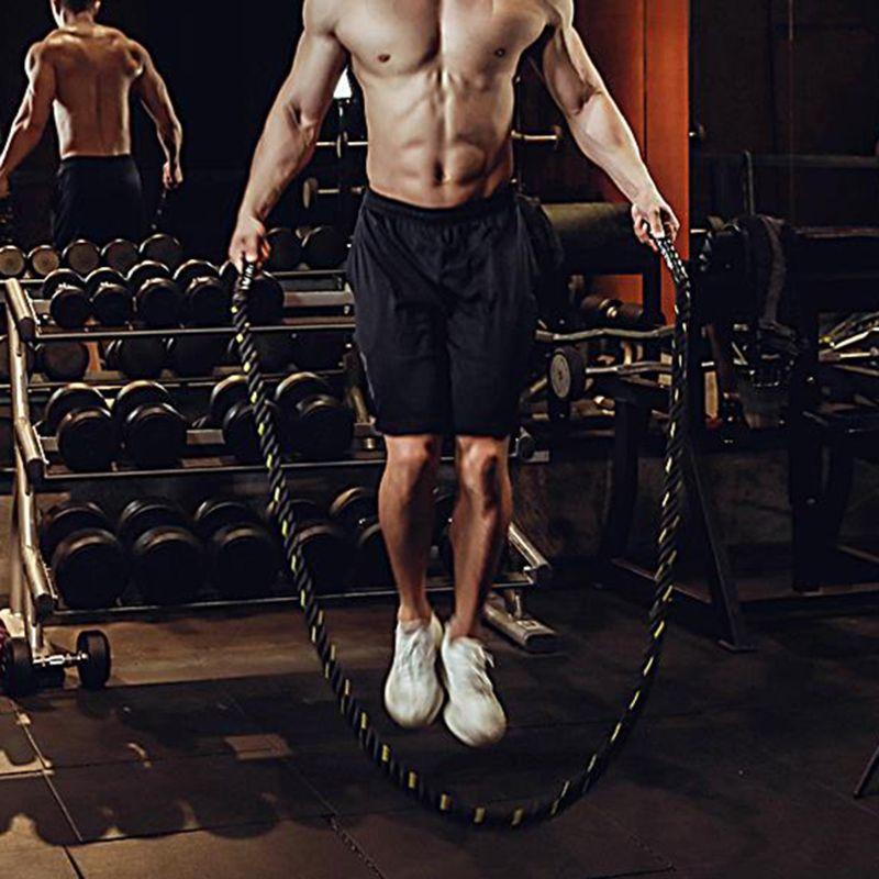 2.8M * 25Mm Nặng Dây Nhảy Crossfit Trọng Số Trận Bỏ Qua Sợi Dây Điện Cải Thiện Strenght Huấn Luyện Thể Dục Tập Thể Dục Tại Nhà thiết Bị