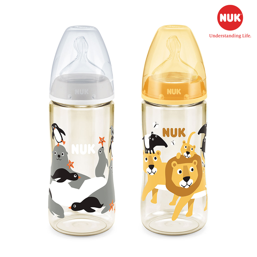 BÌNH SỮA NUK PREMIUM CHOICE+ NHỰA PPSU ANIMALS