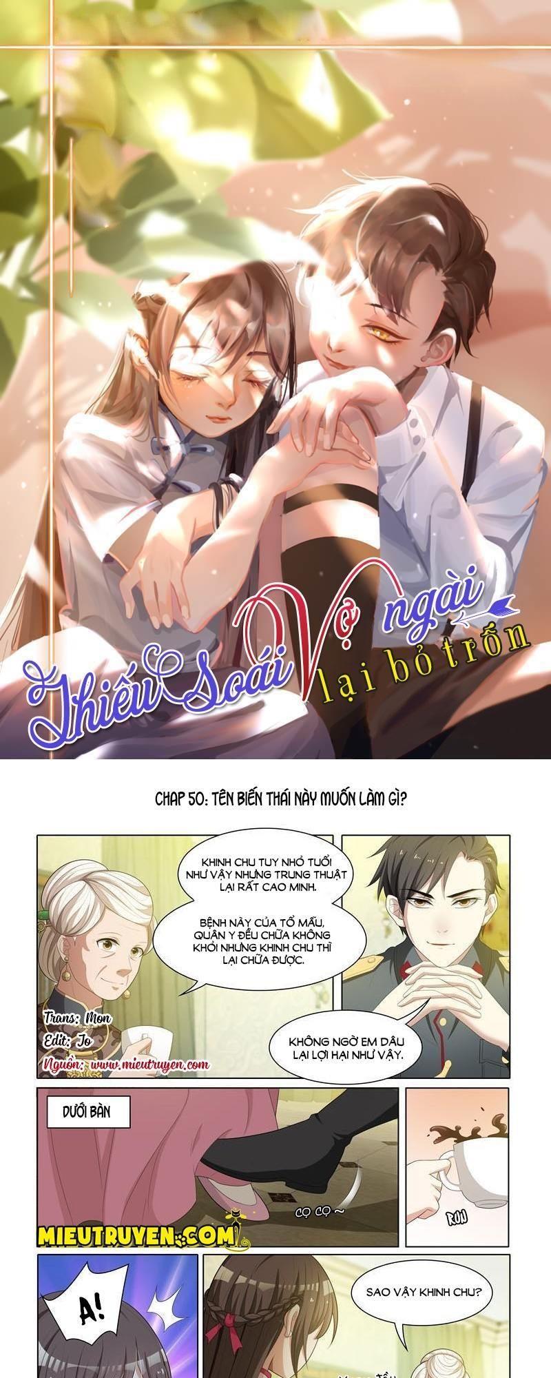 thiếu soái! vợ ngài lại bỏ trốn chapter 50 1