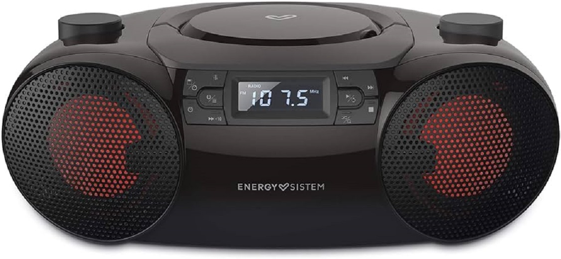 ĐÀI ĐĨA CD , USB ,RADIO , BLUETOOTH ENERGY SYSTEM BOOMBOX 6 âm thanh lớn , hàng châu âu