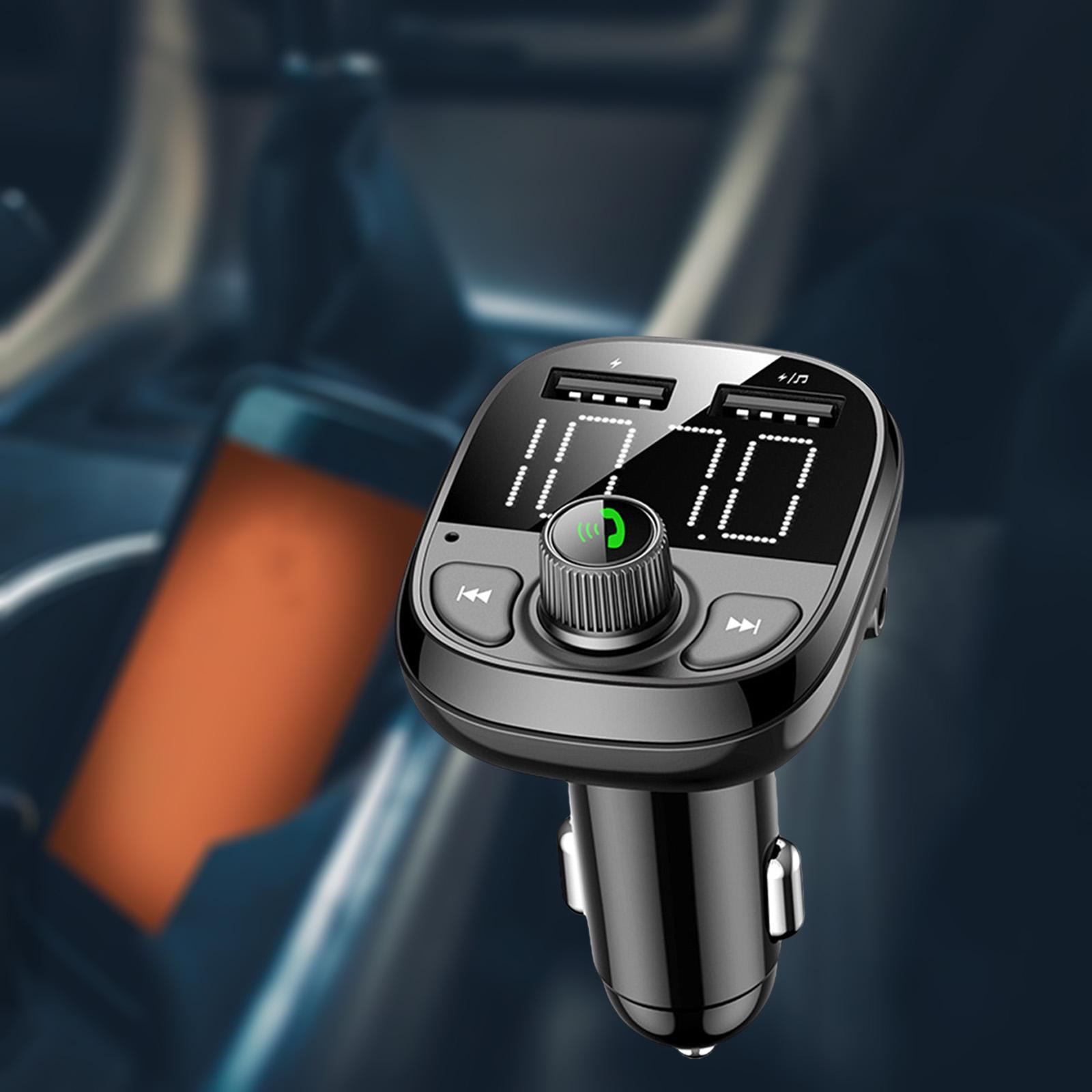 Car FM Transmitter 2 USB Port Support TF Card MP3 Player