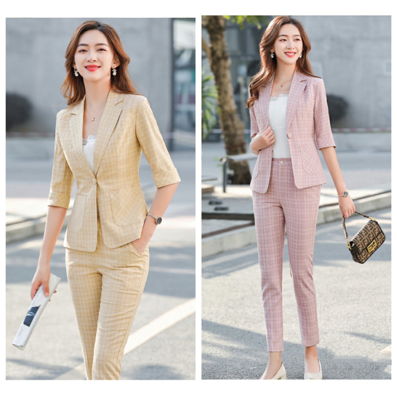 Set nguyên bộ áo Vest quần dài
