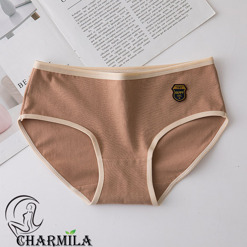 Quần lót nữ Charmila cotton nhiều màu dễ thương siêu co giãn mã QL16