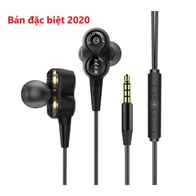 Tai nghe chống ồn SPORT MUSIC SUPER BASS 2021 Bản Đặc Biệt, Nghe Nhạc, Chơi Game Cực Đã Với Loa Kép, Dây Chống Rối