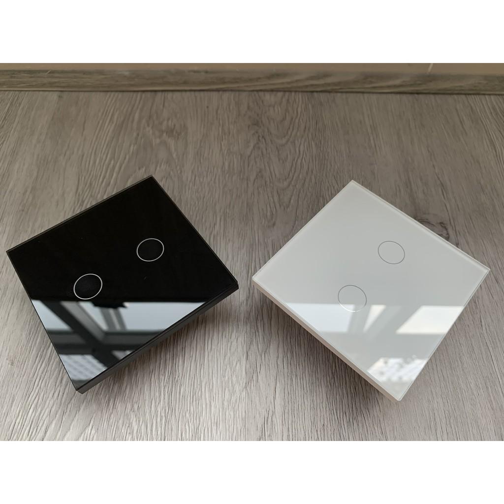 Công tắc cảm ứng thông minh vuông cao cấp Tuya hệ Zigbee 3.0 -Smartlife-Cần bộ Đk Zigbee và dây N