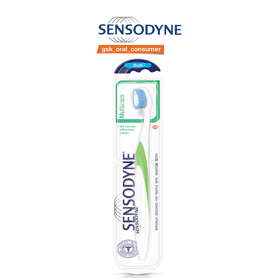 Bàn chải đánh răng Sensodyne Multicare Soft - Màu Ngẫu Nhiên