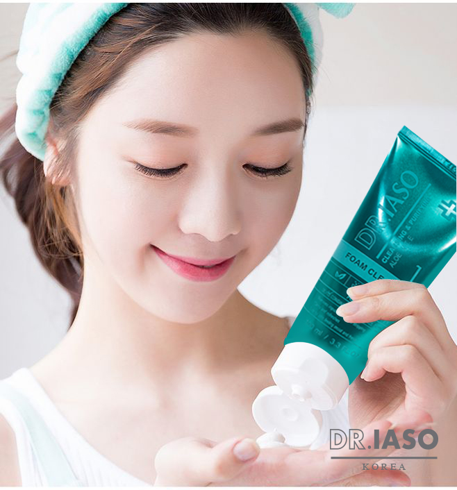 Sữa rửa mặt tạo bọt Dr.Iaso Mint