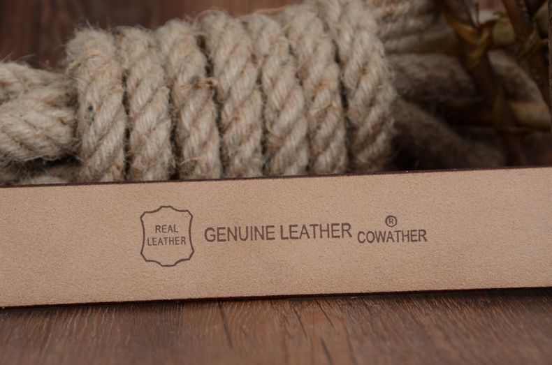 Thắt Lưng Da Bò Chính hãng COWATHER XF008 Đen