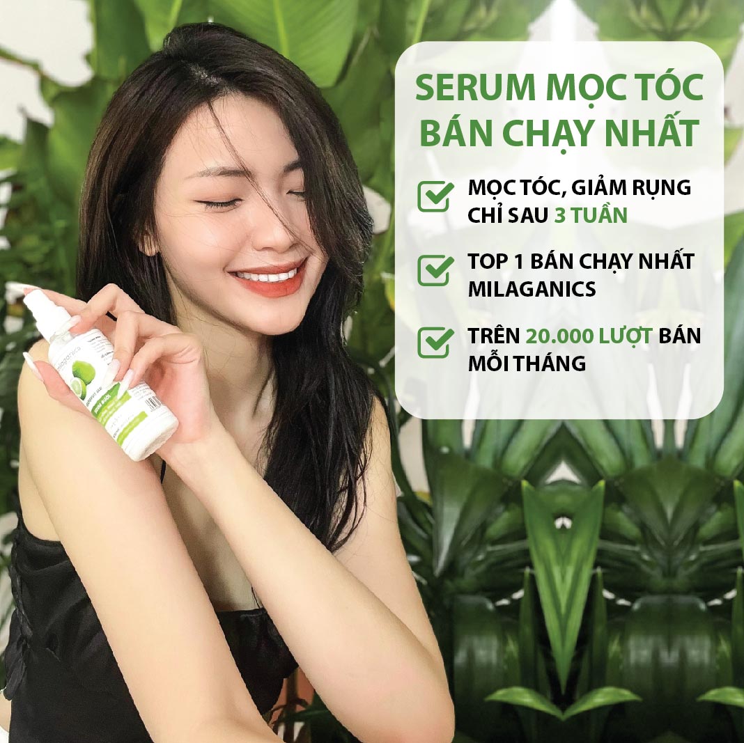 Combo 2 Serum Bưởi Milaganics (100ml/ Chai)