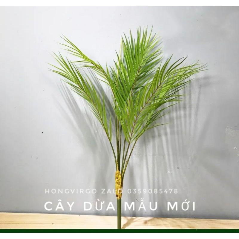 Cây Dừa Giả Cảnh Trang Trí Cao 90cm 1 cành 11 lá