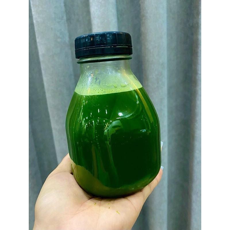 Lọ đựng sữa hạt, nước ép vuông lùn, nắp nhựa siêu đẹp, dày dặn