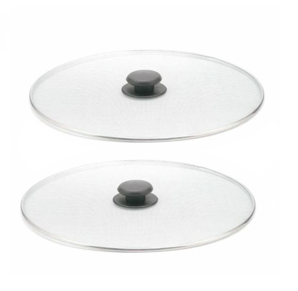 Combo 2 Nắp Đậy Chống Văng Dầu Mỡ Inox Chống Bỏng Đa Năng