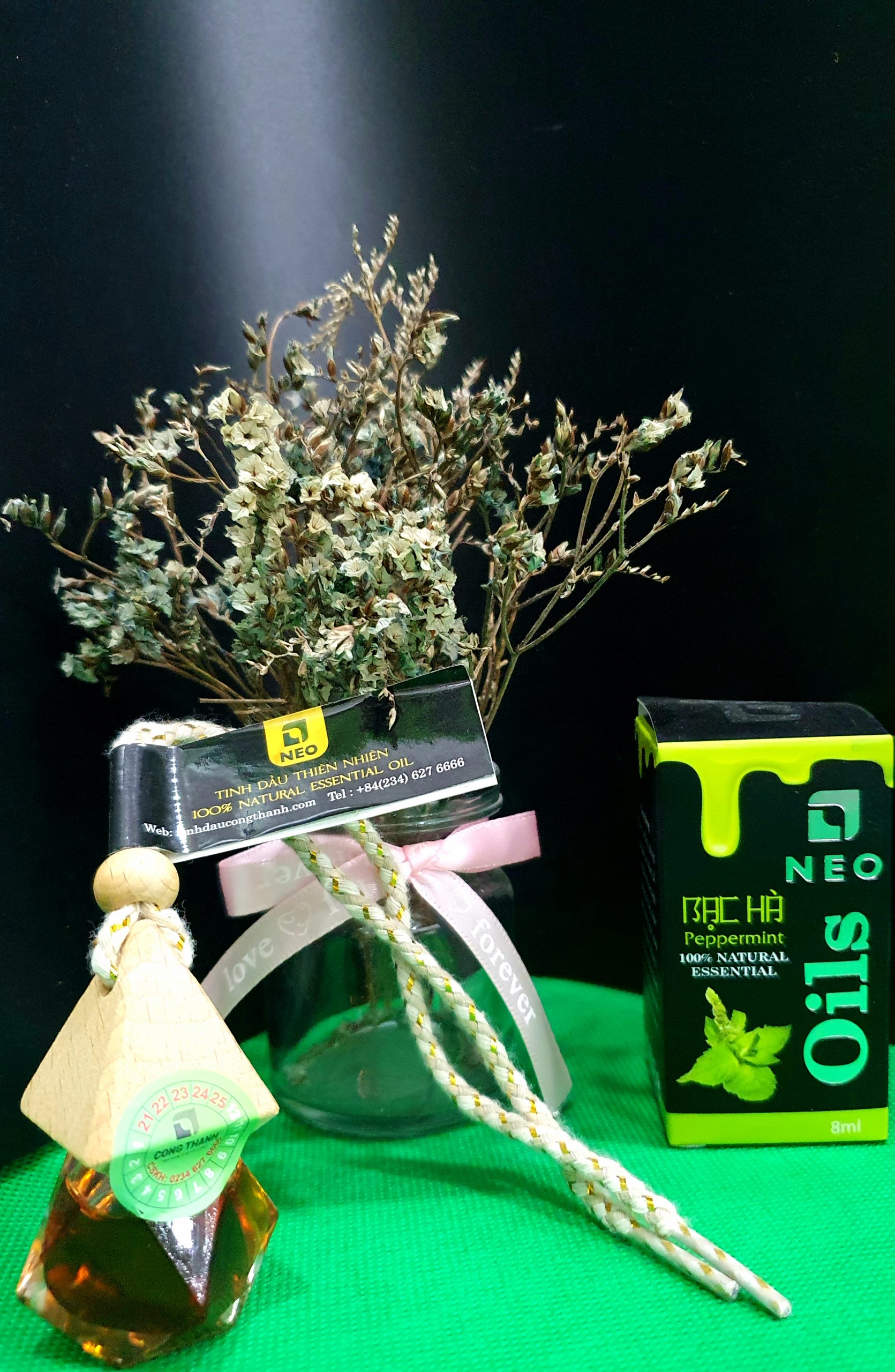 Tinh Dầu Treo Xe Bạc Hà NEO – Tinh dầu thơm xông phòng, đuổi muỗi, khử mùi hiệu quả, nguyên chất từ thiên nhiên 8ml