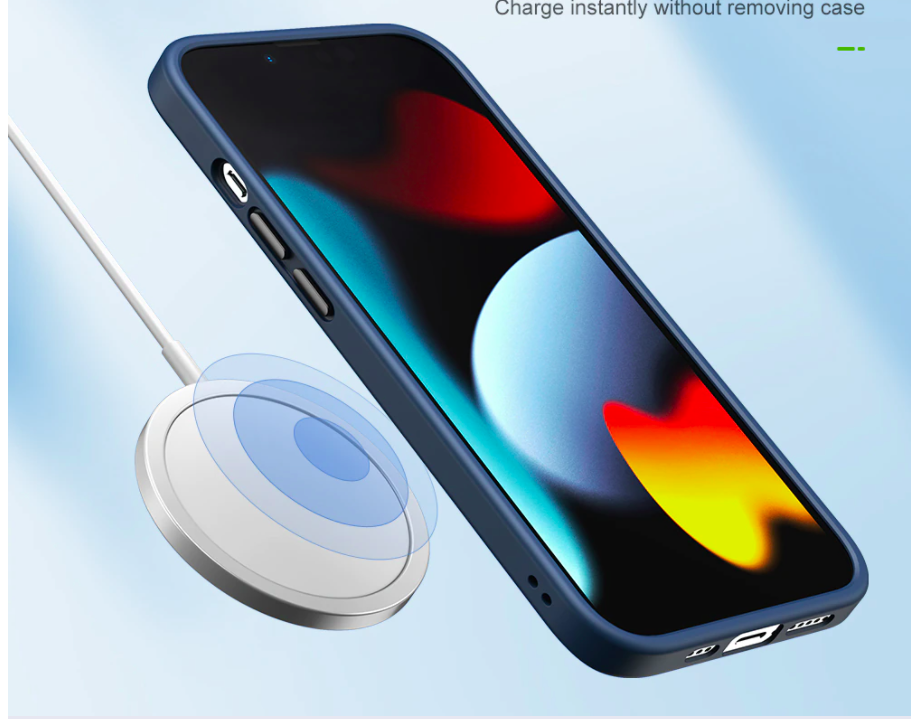 Ốp lưng cho iPhone 13 Pro Max hiệu ROCK Guard Hybrid Glass Pc viền màu chống sốc (Không ố màu) - Hàng nhập khẩu