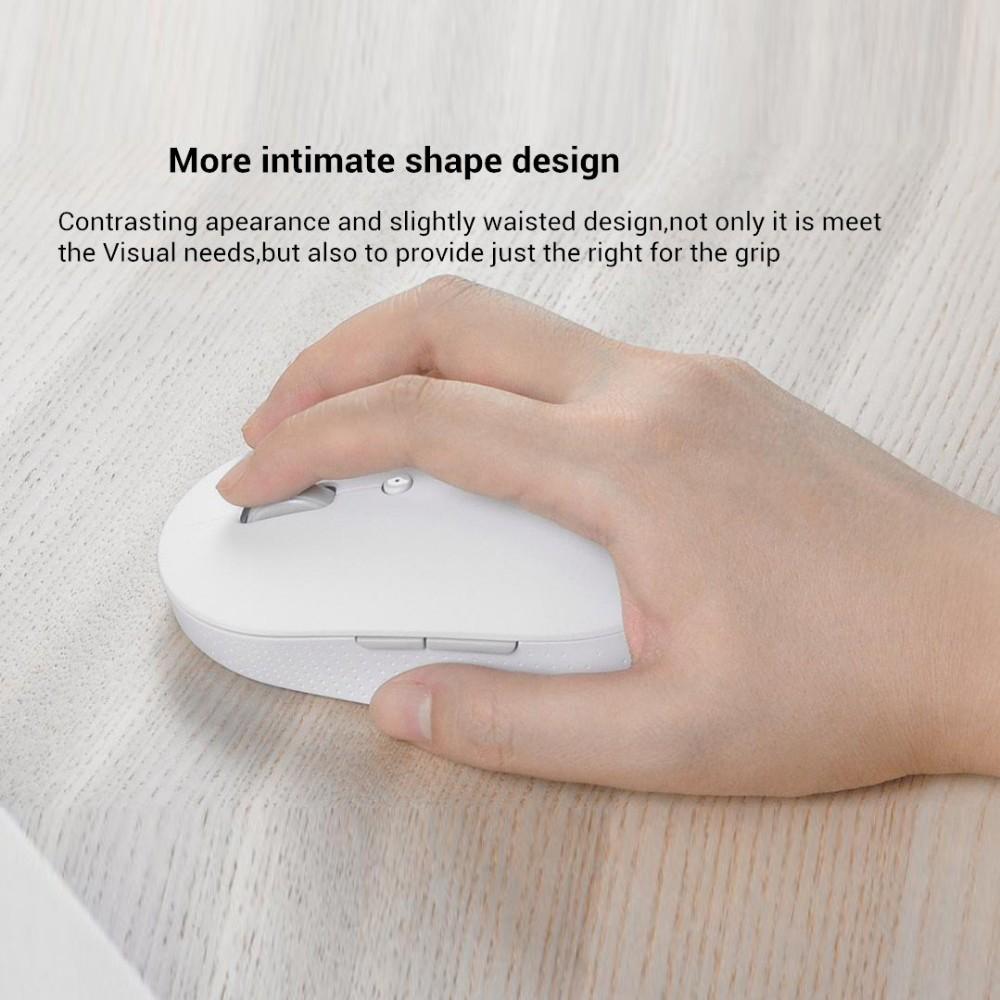 Chuột Máy Tính Không Dây Bluetooth Xiaomi Quang Điện Tử 2.4Ghz Chế Độ Kép Phiên Bản Yên Tĩnh Cho Văn Phòng/ Chơi Game Hàng nhập khẩu