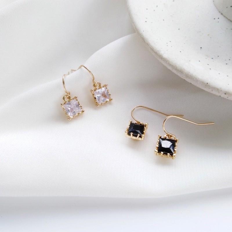 ️ KHUYÊN TAI LẤP LÁNH ️ silver S925 - Không dị ứng da - Không gỉ và siêu bền màu