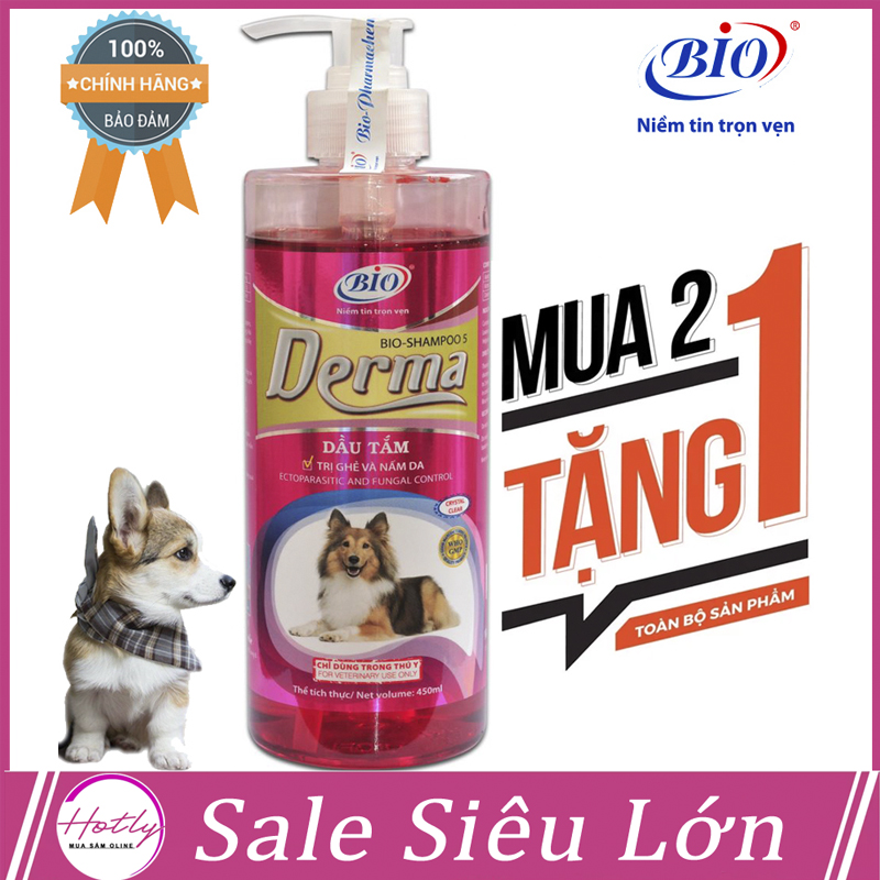 MUA 2 TẶNG 1 Sữa tắm tiêu diệt ghẻ và nấm da demodex triệu chứng hôi lông với rụng lông-79303