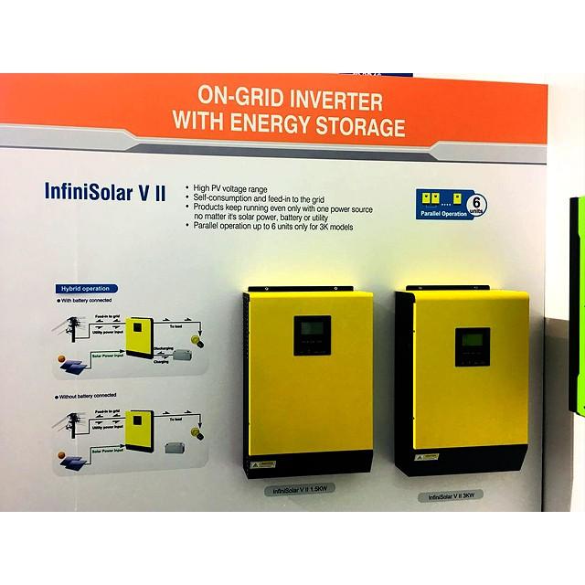 Máy inverter Hybrid Infinisolar Vii 3kw-48vol Hàng chính hãng