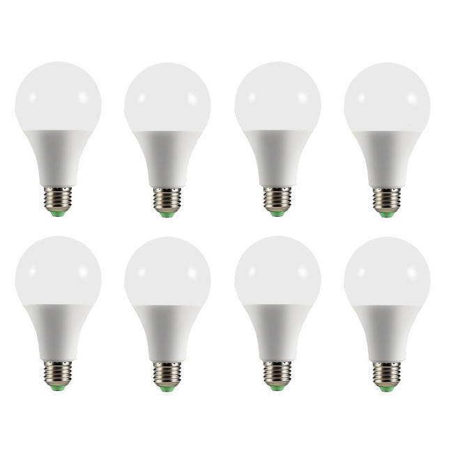 Bộ 8 bóng đèn led búp 12w siêu sáng hàng chính hãng.