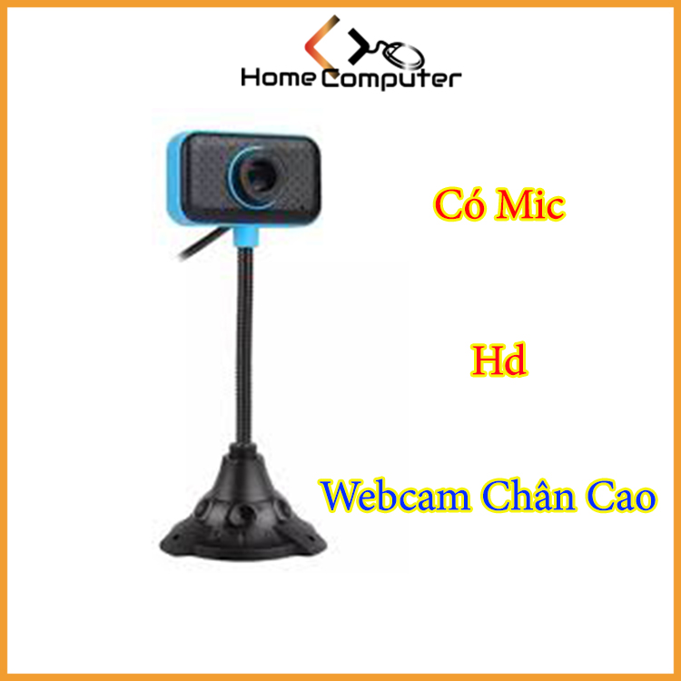 Webcam Chân Cao Kèm Mic Cho PC - Phục Vụ Học Online - Chat Room