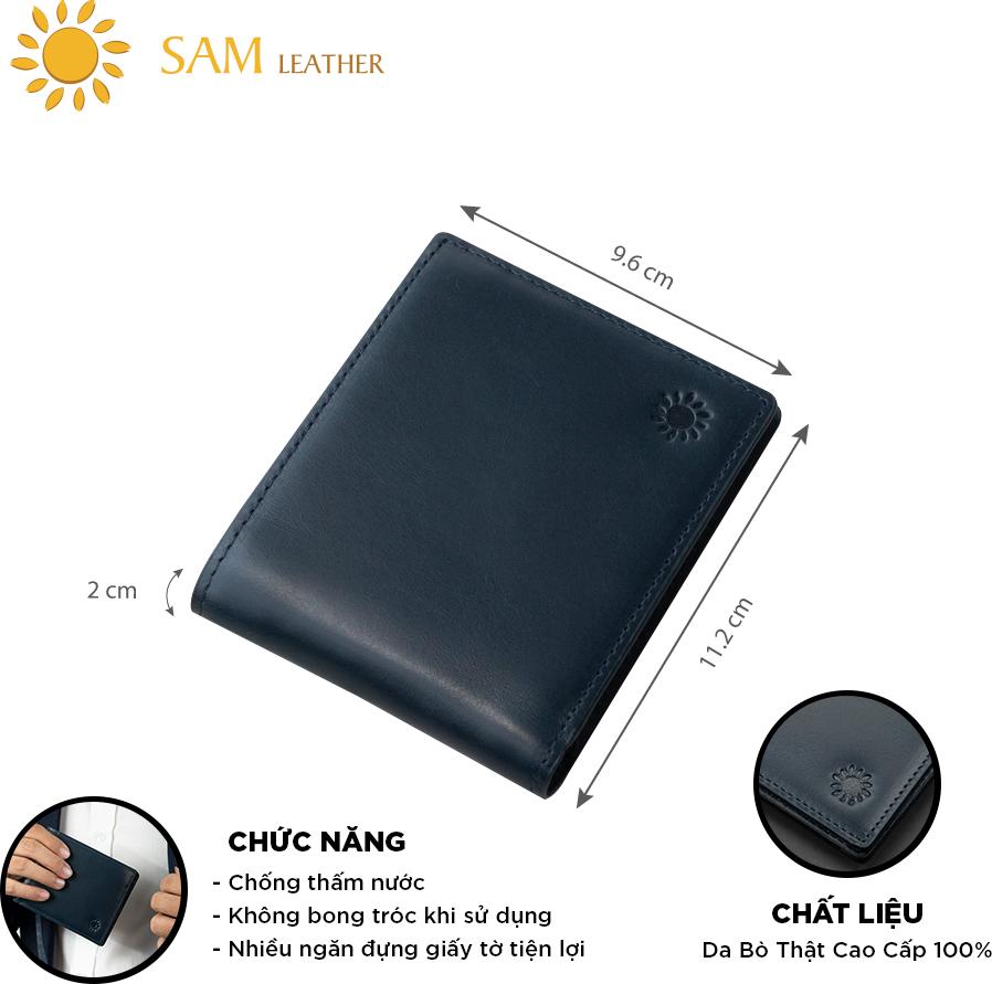 Ví Nam Da Bò – Ví Ngang SAM Leather SAM007